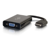 Picture of C2G 41351 video cable adapter 0.2032 m HDMI VGA (D-Sub) Black