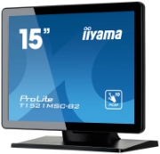 Picture of iiyama ProLite T1521MSC-B2 computer monitor 38.1 cm (15") 1024 x 768 pixels XGA LED Touchscreen Tabletop Black