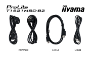 Picture of iiyama ProLite T1521MSC-B2 computer monitor 38.1 cm (15") 1024 x 768 pixels XGA LED Touchscreen Tabletop Black