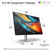 Picture of HP Series 7 Pro 31.5 inch 4K Thunderbolt 4 Monitor - 732pk