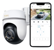 Picture of TP-Link Tapo TC43(EU) V2 Spherical IP security camera Indoor & outdoor 2880 x 1620 pixels Ceiling/Wall/Pole