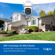 Picture of TP-Link Tapo TC43(EU) V2 Spherical IP security camera Indoor & outdoor 2880 x 1620 pixels Ceiling/Wall/Pole
