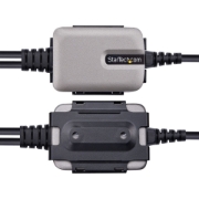 Picture of StarTech.com 2ft (60cm) 2-Port USB to Serial Adapter Cable, Interchangeable DB9 Screws/Nuts, COM Retention, USB-A to DB9 RS232, FTDI, Level-4 ESD Protection, Windows/macOS/ChromeOS/Linux - Rugged TPE Construction