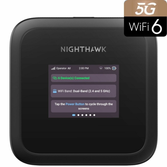 Picture of NETGEAR M3 wireless router Dual-band (2.4 GHz / 5 GHz) Black