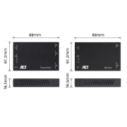 Picture of ACT HDMI over IP Extender Set, via CAT5e and up, 150 meters