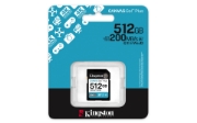 Picture of Kingston Technology 512GB SDXC Canvas Go Plus Gen4 200MB/s C10 UHS-I U3 V30