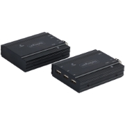 Picture of StarTech.com 4K HDMI KVM Extender over Fiber - HDMI Video & USB Remote KVM Switch/Console Extender - up to 984ft/300m (MultiMode) - 2x 10G MMF SFP+ modules - KVM Extension Kit (TX/RX)