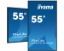 Picture of iiyama LH5541UHS-B2 Signage Display Kiosk design 138.7 cm (54.6") LCD 500 cd/m² 4K Ultra HD Black Built-in processor 18/7