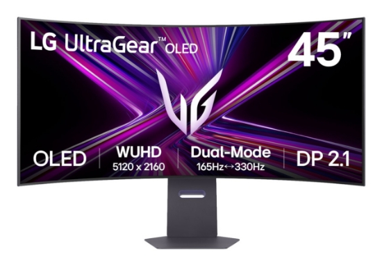 Picture of LG UltraGear computer monitor 114.3 cm (45") 5120 x 2160 pixels OLED Black