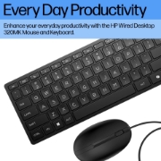 Picture of HP Wired Desktop 320MK Mouse and Keyboard