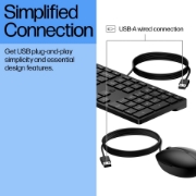 Picture of HP Wired Desktop 320MK Mouse and Keyboard