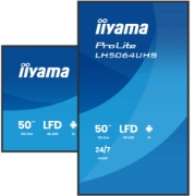Picture of iiyama LH5064UHS-B1AG Signage Display Digital signage flat panel 127 cm (50") Wi-Fi 500 cd/m² 4K Ultra HD Black Android 24/7
