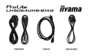 Picture of iiyama LH5064UHS-B1AG Signage Display Digital signage flat panel 127 cm (50") Wi-Fi 500 cd/m² 4K Ultra HD Black Android 24/7