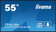 Picture of iiyama LH5575UHS-B1AG Signage Display Digital signage flat panel 138.7 cm (54.6") LCD Wi-Fi 500 cd/m² 4K Ultra HD Black Built-in processor Android 11 24/7