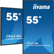 Picture of iiyama LH5575UHS-B1AG Signage Display Digital signage flat panel 138.7 cm (54.6") LCD Wi-Fi 500 cd/m² 4K Ultra HD Black Built-in processor Android 11 24/7