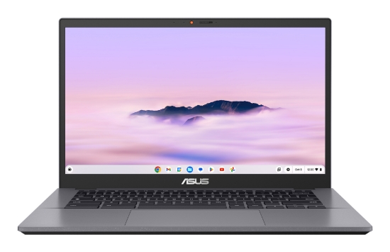 Picture of ASUS Chromebook Plus CX34 CX3402CBA-PQ0323 Intel® Core™ i3 i3-1215U 35.6 cm (14") Full HD 8 GB LPDDR5-SDRAM 128 GB Flash Wi-Fi 6 (802.11ax) ChromeOS Belgian Grey