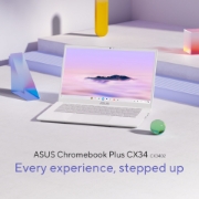 Picture of ASUS Chromebook Plus CX34 CX3402CBA-PQ0323 Intel® Core™ i3 i3-1215U 35.6 cm (14") Full HD 8 GB LPDDR5-SDRAM 128 GB Flash Wi-Fi 6 (802.11ax) ChromeOS Belgian Grey