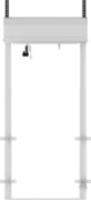 Picture of iiyama MD-WLIFT2031-W1 2.67 m (105") Floor White