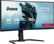 Picture of iiyama G-MASTER GCB3484WQSU-B1 computer monitor 86.4 cm (34") 3440 x 1440 pixels UltraWide Quad HD LED Black