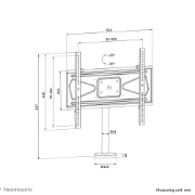 Picture of Neomounts DS42-430BL14 TV stand 32-55"- bolt-down - swivel