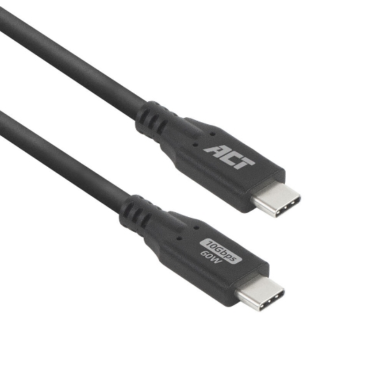 Picture of ACT USB 3.0 10Gbps 60W USB Type-C Cable, 1 meter