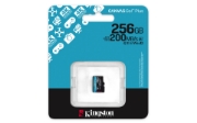 Picture of Kingston Technology 256GB microSDXC Canvas Go Plus Gen4 200R A2 U3 Single Pack w/o ADP