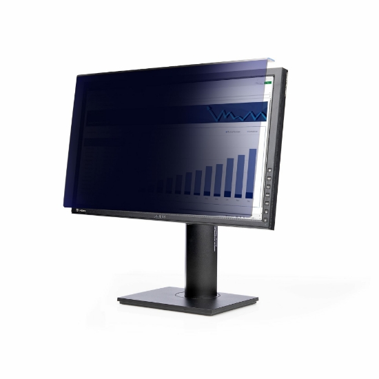 Picture of StarTech.com 24-inch 16:10 Computer Monitor Privacy Screen, Hanging Acrylic Filter, Quick-Install Security Shield, Monitor Screen Protector, +/- 30 Deg. View, Glossy
