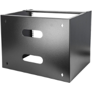Picture of StarTech.com 8U Wall Mount Network Rack - 14 Inch Deep (Low Profile) - 19" Patch Panel Bracket for Shallow Server and IT Equipment, Network Switches - 80lbs/36kg Weight Capacity, Black