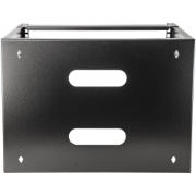 Picture of StarTech.com 8U Wall Mount Network Rack - 14 Inch Deep (Low Profile) - 19" Patch Panel Bracket for Shallow Server and IT Equipment, Network Switches - 80lbs/36kg Weight Capacity, Black