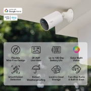 Picture of TP-Link Tapo C410 security camera Bullet IP security camera Outdoor 2304 x 1296 pixels Ceiling/wall