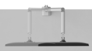 Picture of Neomounts DS70-250SL1 Monitor arm 17-35" - gas spring - Topfix - 180°-stop
