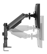Picture of Neomounts DS65S-950BL2 Monitor arm 24-34" - gas spring - Topfix - multi-adjustable - 180°-stop