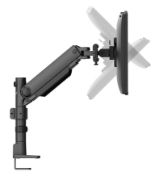 Picture of Neomounts DS65S-950BL2 Monitor arm 24-34" - gas spring - Topfix - multi-adjustable - 180°-stop