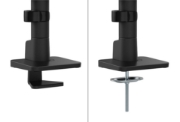 Picture of Neomounts DS65S-950BL2 Monitor arm 24-34" - gas spring - Topfix - multi-adjustable - 180°-stop