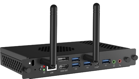 Picture of iiyama OPC51204BC-1 PC/workstation Intel® Core™ i5 i5-12450H 8 GB DDR4-SDRAM 256 GB SSD Windows 11 IoT Enterprise Mini PC Black