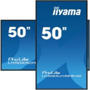 Picture of iiyama LH5065UHSB-B1AG Signage Display Digital signage flat panel 125.7 cm (49.5") LCD Wi-Fi 800 cd/m² 4K Ultra HD Black Built-in processor Android 11 24/7
