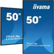 Picture of iiyama LH5065UHSB-B1AG Signage Display Digital signage flat panel 125.7 cm (49.5") LCD Wi-Fi 800 cd/m² 4K Ultra HD Black Built-in processor Android 11 24/7