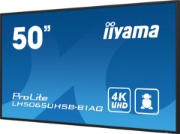 Picture of iiyama LH5065UHSB-B1AG Signage Display Digital signage flat panel 125.7 cm (49.5") LCD Wi-Fi 800 cd/m² 4K Ultra HD Black Built-in processor Android 11 24/7