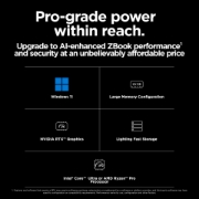Picture of HP ZBook Power G11 Intel Core Ultra 7 155H Mobile workstation 40.6 cm (16") WUXGA 32 GB DDR5-SDRAM 1 TB SSD NVIDIA RTX A1000 Wi-Fi 6E (802.11ax) Windows 11 Pro Grey
