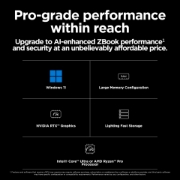 Picture of HP ZBook Power G11 Intel Core Ultra 7 155H Mobile workstation 40.6 cm (16") WUXGA 32 GB DDR5-SDRAM 1 TB SSD NVIDIA RTX A1000 Wi-Fi 6E (802.11ax) Windows 11 Pro Grey