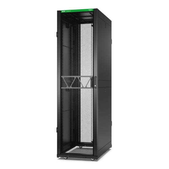 Picture of APC NetShelter SX Server Rack Gen 2, 45U, 2124H x 600W x 1070D mm, with Sides, Black