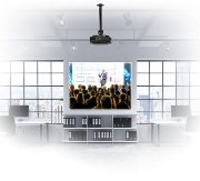 Picture of B-Tech SYSTEM 2 - Extra-Large Projector Ceiling Mount with Micro-adjustment - 3m Ø50mm Pole