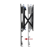 Picture of B-Tech Soft-Open Full Service Wall Mount for XXL Displays - Black