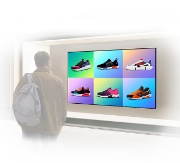 Picture of B-Tech Soft-Open Full Service Wall Mount for XXL Displays - Black