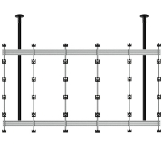 Picture of B-Tech SYSTEM X - Ceiling Mount for INFiLED WP Series 5x5 DVLED Videowalls