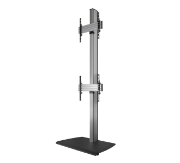 Picture of B-Tech SYSTEM X - Universal Dual Stack Flat Screen Floor Stand (VESA 600 x 400) - 2.4m