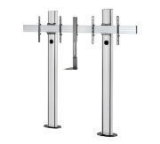 Picture of B-Tech MODE-AL - Premium Bolt-Down Twin Screen VC Stand - (VESA 600 x 400) - 2m