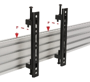 Picture of B-Tech SYSTEM X - VESA 200 Flat Screen Interface Arms for BT8390 (Pair)
