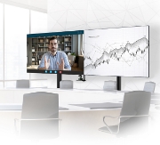 Picture of B-Tech SYSTEM X - XXL Twin Screen VC Stand (VESA 1000 x 800)