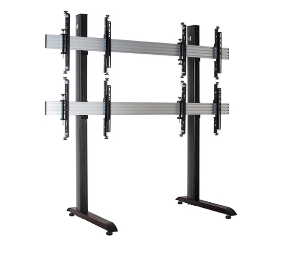 Picture of B-Tech SYSTEM X - 2 x 2 Universal Freestanding Videowall Mounting System with Micro-Adjustment for 46-60" screens